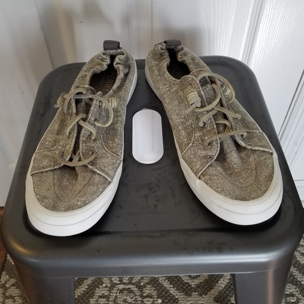 Sperry Women's Top Sider Gray White Size 10
